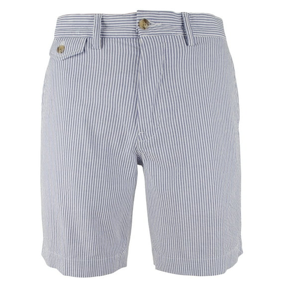 Men's Stretch Classic Fit 9-Inch Inseam Seersucker Shorts