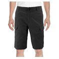 thumbnail image 1 of Men's Stretch Cotton Casual Chino Utility Multi Pocket Slim Fit Cargo Shorts (Black, 34), 1 of 2
