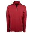 thumbnail image 1 of Men's Stretch-Cotton Quarter-Zip Pullover-WR-L, 1 of 1