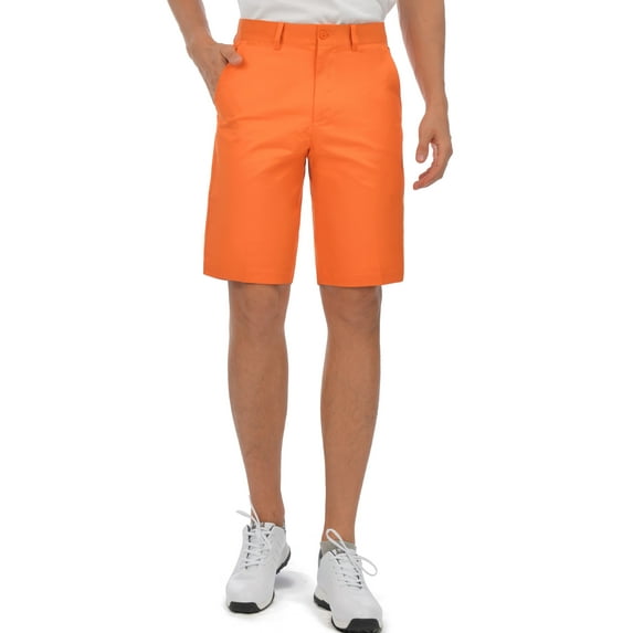 Men's Stretch Golf Short Straight Fit Quick Dry Bermuda Shorts with Pockets