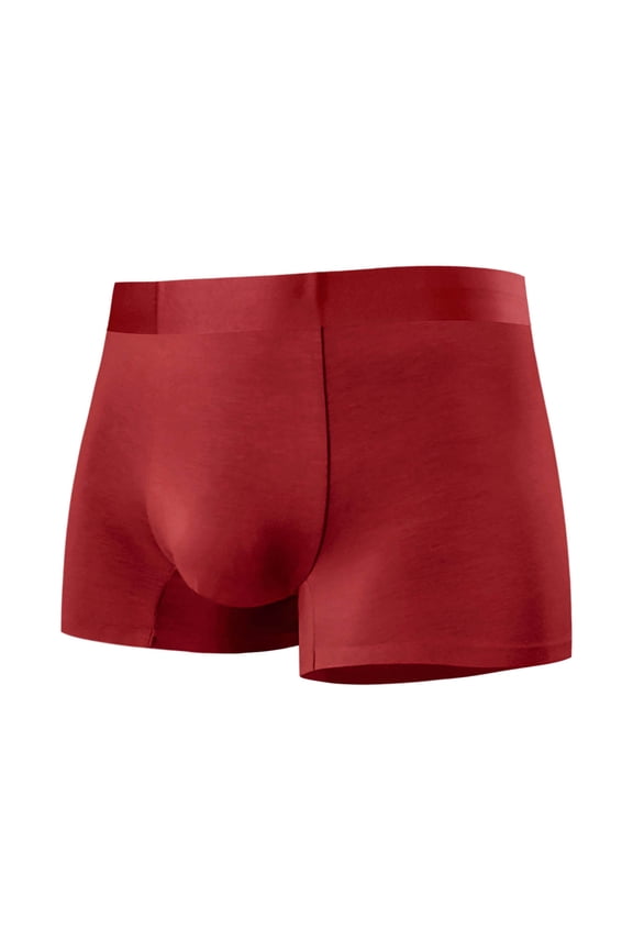 Men's Stretch Modal Underwear Boxrs Stretch Breathable Comfy Elastic Comfort Breathable Boxer Briefs Trunks Causal Mens Underwear