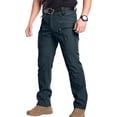 thumbnail image 1 of Men's Stretch Tactical Pants, Breathable Ripstop Cargo Pants, Outdoor Lightweight EDC Work Hiking Pants Gray 2XL, 1 of 7