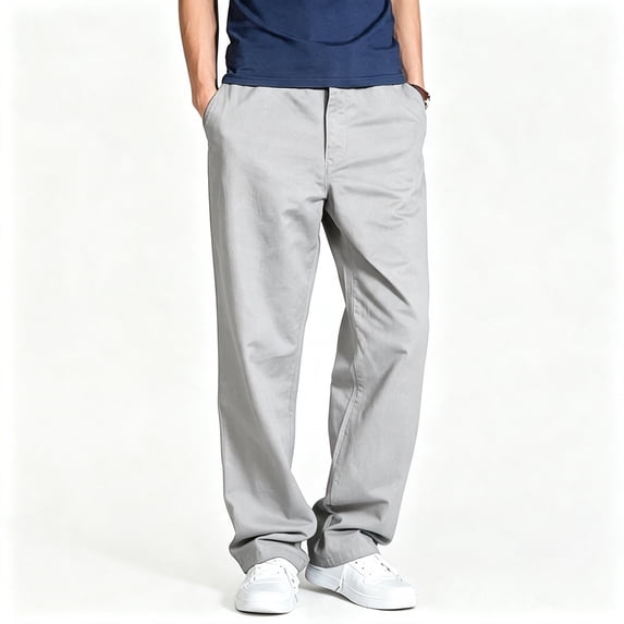 Men's Stretch Twill Cargo Jogger Pants Relaxed Fit Outdoor Workout Casual Trousers S-XXL