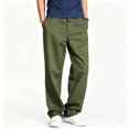 thumbnail image 1 of Men's Stretch Twill Cargo Jogger Pants Relaxed Fit Outdoor Workout Casual Trousers S-XXL, 1 of 8