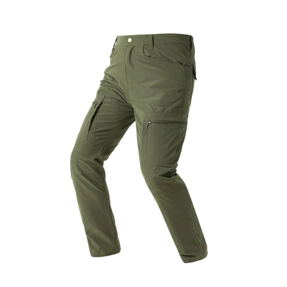 Men's Stretch Work Pants Flex Ripstop Water Resistant Utility Hiking Cargo Pants with Muti Pockets Size 4XL Army Green
