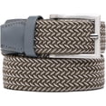 thumbnail image 1 of Men's Stretch Woven Braid Belt, Woven Elastic Golf Belt For Hunting Pants Casual Shorts Jeans, 1 of 7