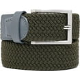 thumbnail image 1 of Men's Stretch Woven Braid Belt, Woven Elastic Golf Belt For Hunting Pants Casual Shorts Jeans, 1 of 7