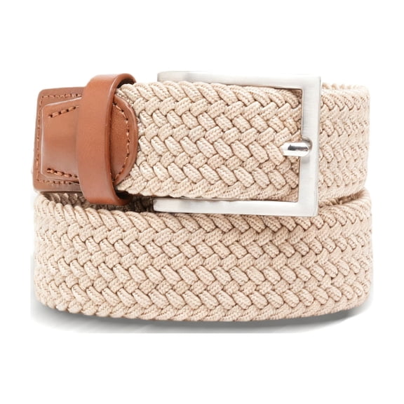 Men's Stretch Woven Braid Belt, Woven Elastic Golf Belt For Hunting Pants Casual Shorts Jeans