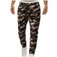 thumbnail image 1 of Men's Stretch Zip Cargo Pant Cargo Pant With Stretch Camouflage Print Khaki Xl, 1 of 5