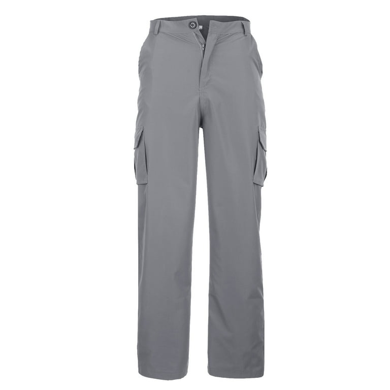 Zip Cargo Pants . Gray . M MARTE sahara(Men's Stretch Zip Zip Cargo Pants . Gray . M MARTE sahara(Men's Stretch Zip