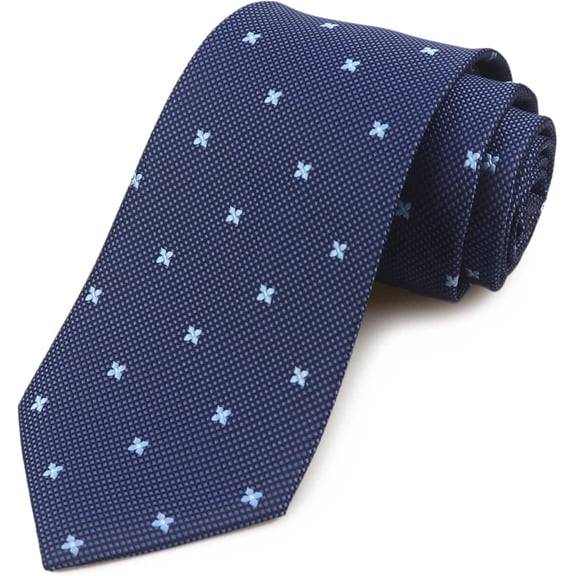 Men's Striped Patterned Tie Polka Dots Jacquard Formal Neckties