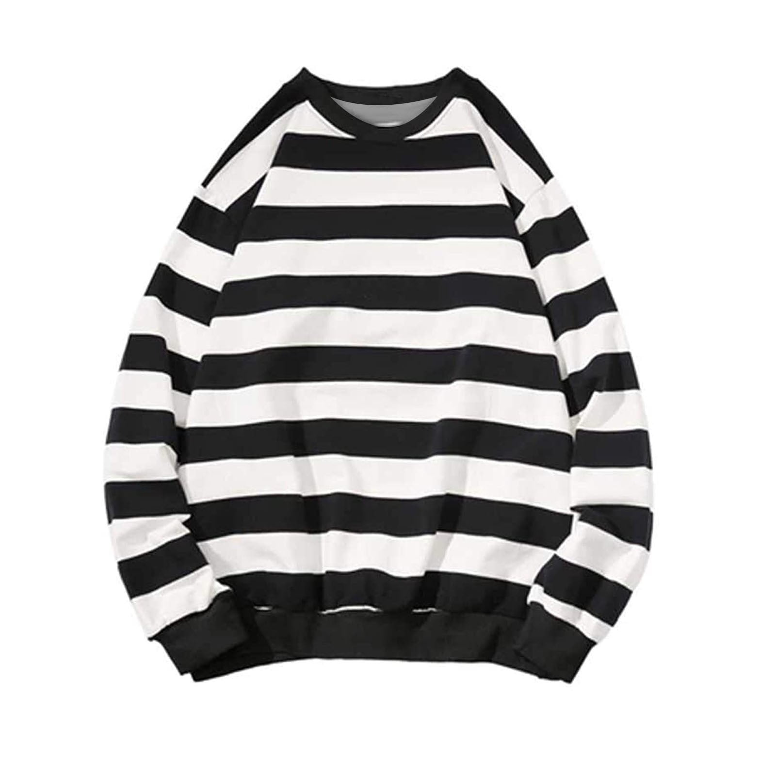 Mens hot sale striped sweatshirt