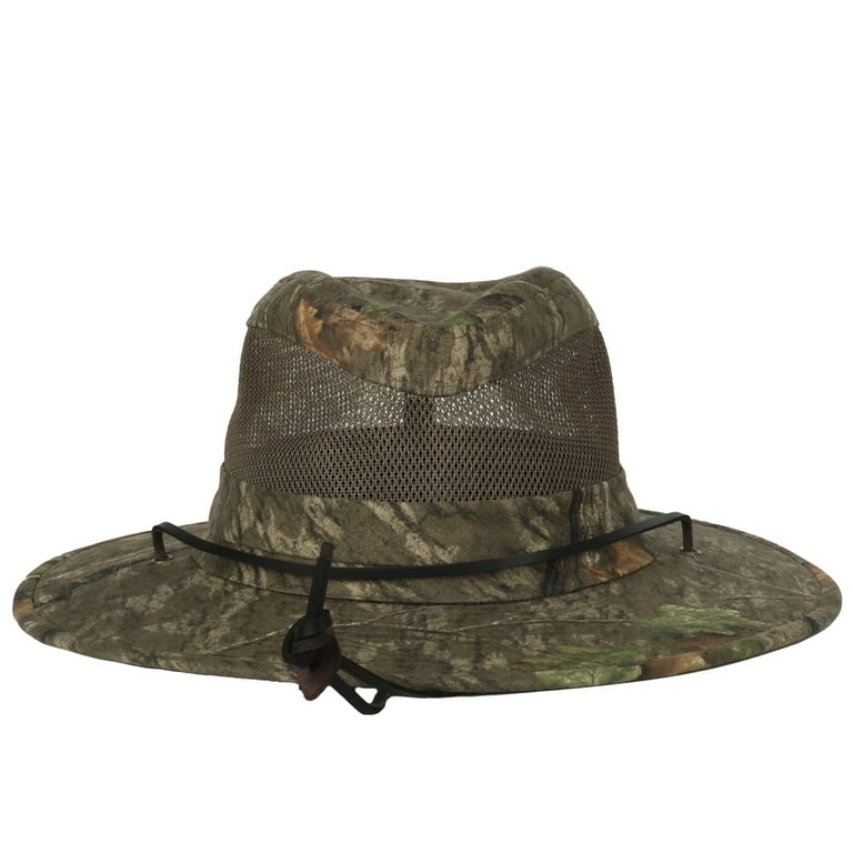 Mossy Oak Safari Hat - Breathable Mesh Inserts - Walmart.com