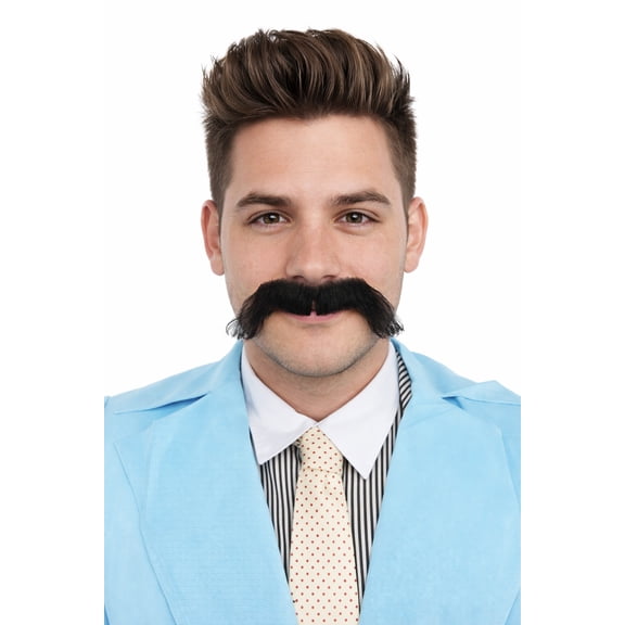 HPO Men's Style Moustache Set | Black Cosplay Facial Hair