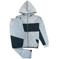thumbnail image 1 of Men’s Stylish Fleece Fashion hoodie Jogging Suit with matching pant, 1 of 1