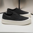 thumbnail image 1 of Men's Slip-On Platform Sneakers, Breathable Casual Lazy Shoes, Lightweight Non-Slip Thick Sole Walking Shoes for Daily Wear, Streetwear, 1 of 11