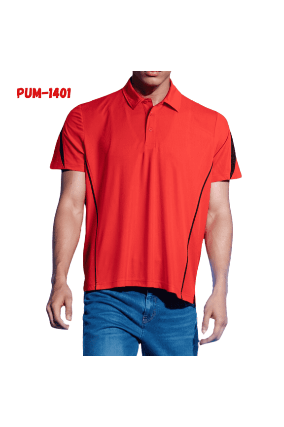 Men’s Stylo Polo – Mesh Block with Piping & Contrast Design