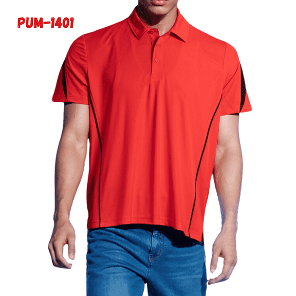 Men’s Stylo Polo – Mesh Block with Piping & Contrast Design