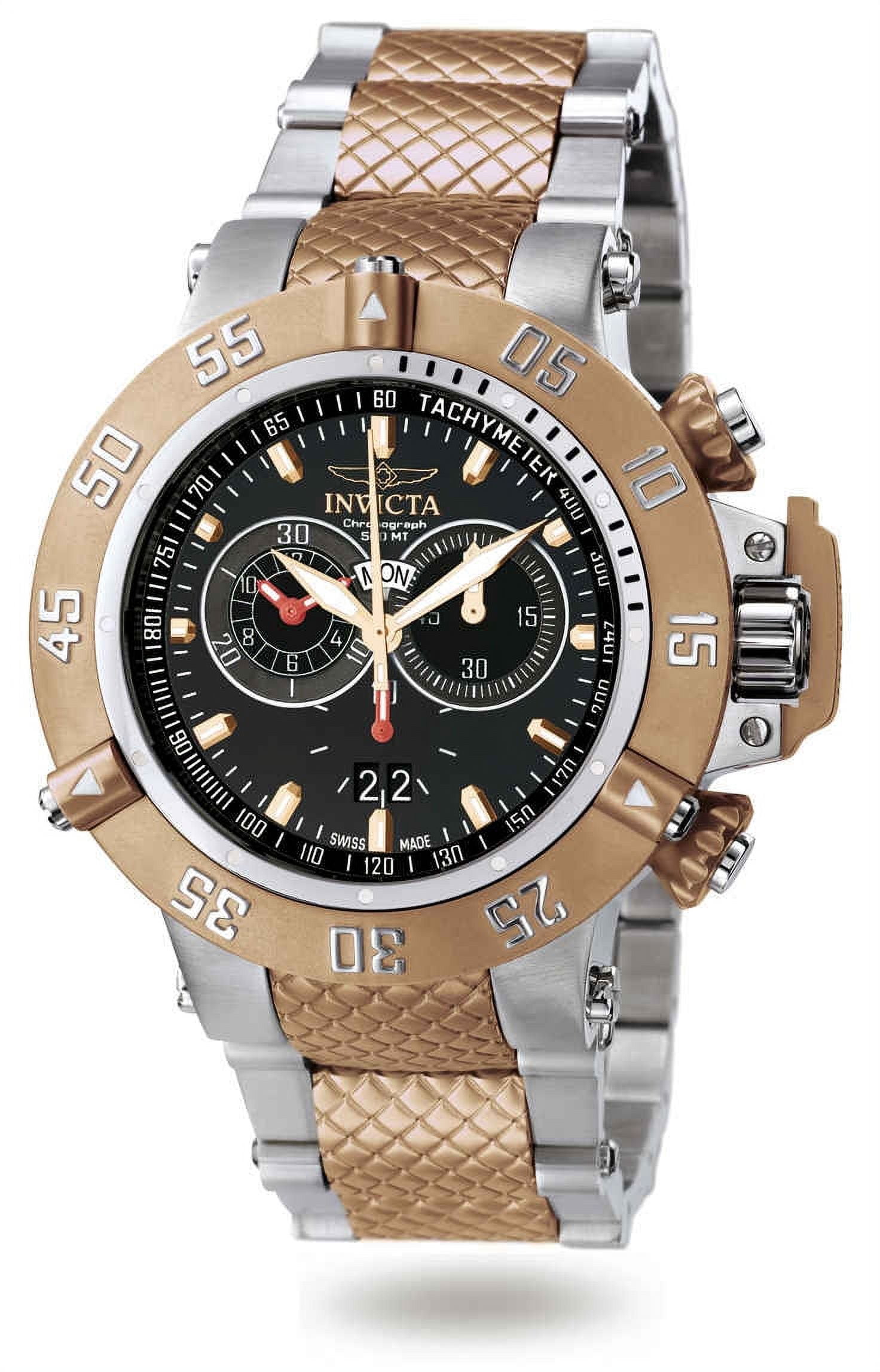 Men's Subaqua Noma III 4697 Black Stainless-Steel Swiss Quartz Watch