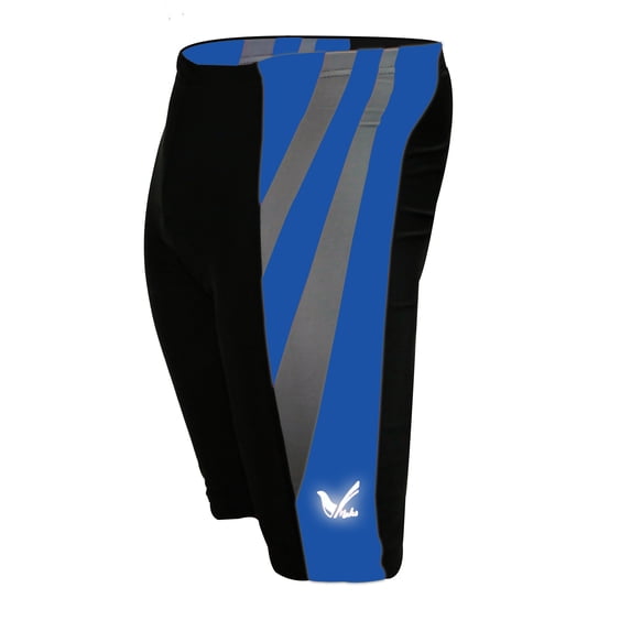 Men's Sublimation Print Gel 3-D Padded Cycling Biking Short (X-Large, Blue)