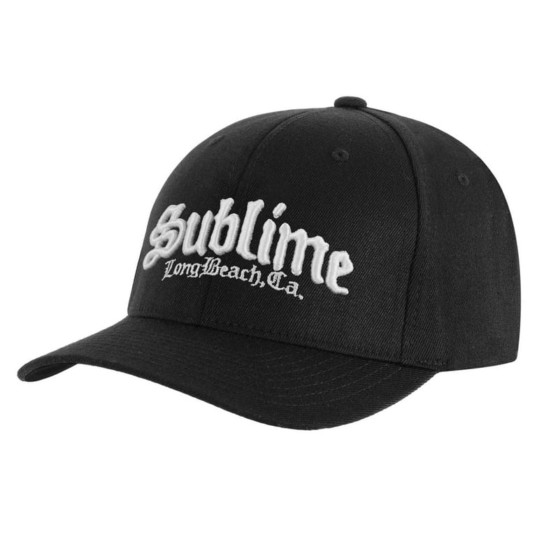 Men's Sublime CA Logo Baseball Cap Adjustable Black 