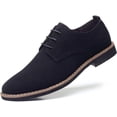 thumbnail image 1 of Men's Suede Dress Shoes Casual Lace Up Oxfords Shoes, 1 of 7