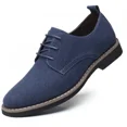 thumbnail image 1 of Men's Suede Lace Up Oxfords Classic Wing Tips Dress Shoes&nbsp;, 1 of 8