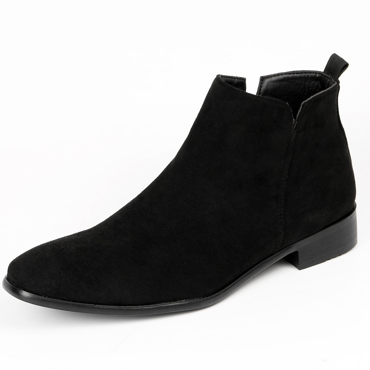 Men's Suede Leather Chelsea Ankle Boots - Walmart.com