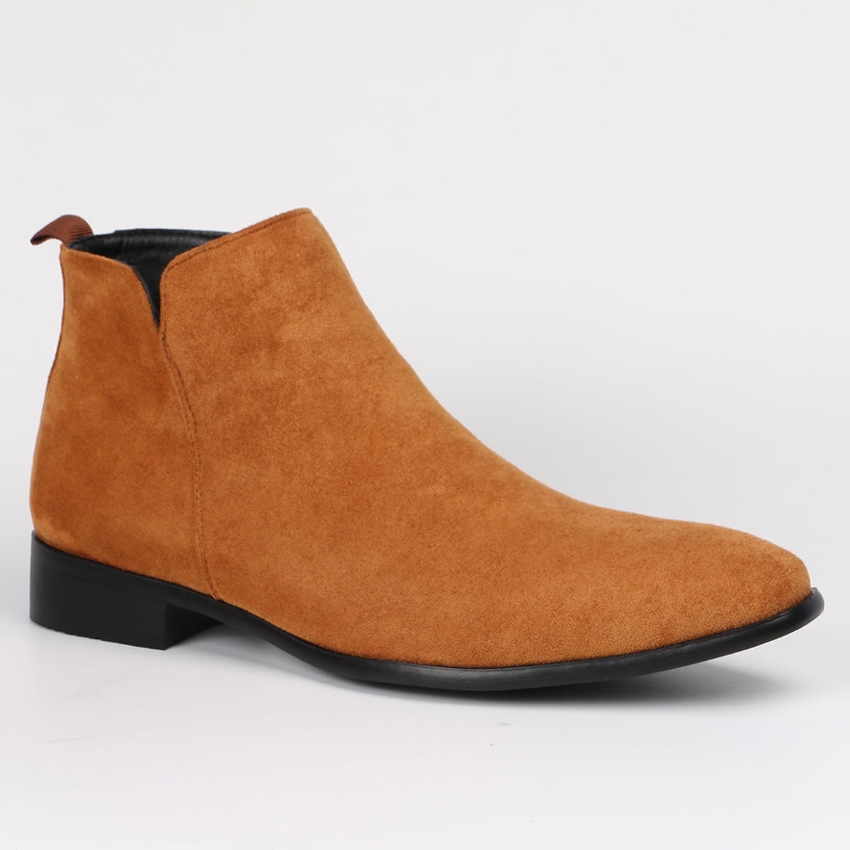 Men's Suede Leather Chelsea Ankle Boots - Walmart.com