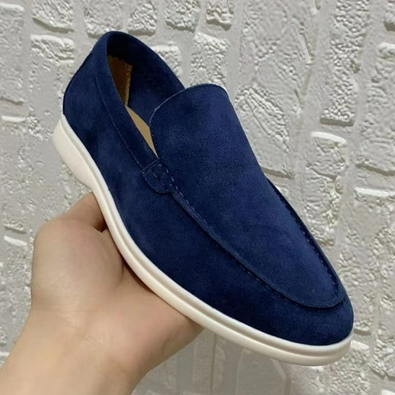 Men's Suede  Moccasins for Men Summer Dress Shoes Light and Breathable Flat  Casual Driving Walking Shoes Oxford Shoes
