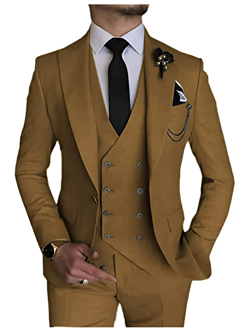 Piece Gents Suit Double Breasted Piece Suit Suit