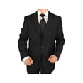 thumbnail image 1 of Men's Suit Three Button Jacket Side Vents Pleated Pants, 1 of 3