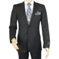 thumbnail image 1 of Men's Suit Wool Cashmere Georgio Cosani Two Buttons 910-04 Gray Pinstripe, 1 of 12