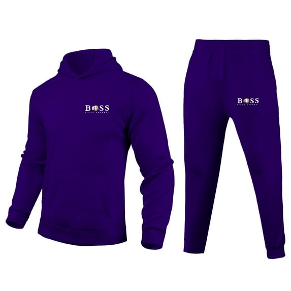 Men's Suits Hoodie Letter Print Design Fashion Sweatshirt Casual Sportswear for Everyday Wear