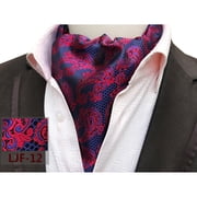 Men's Suits Paisley Floral Cravat Ascot Necktie Wedding Party Formal Tie