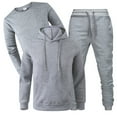 thumbnail interactive-video image 1 of Men's 3-Piece Tracksuit Set - Winter Casual Hoodie & Sweatpants Outfit Lightweight Sweatsuits 1 of 10