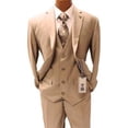thumbnail image 1 of Stacy Adams Tan Suit Men's Fashionable 3 Piece Suits Vest SM282-07, 1 of 1