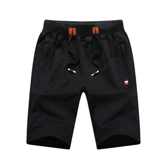 Men's Summer Beach Shorts Fashion Board Shorts Casual Short Pants Sports Bottoms Black M