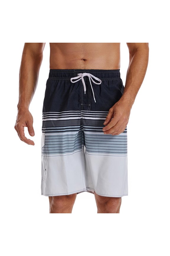Men's Summer Beach Shorts, Men Hawaiian Shorts,Lightweight Beach Shorts for Men Elastic Waist Drawstring Casual Shorts with Pocket,2025 Summer Casual Men Bermuda Shorts Stretch Loose Beach Shorts