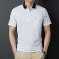 thumbnail image 1 of Men's Summer Business Breathable Sweat Absorbing Polo Shirt, 1 of 9