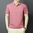 thumbnail image 1 of Men's Summer Business Breathable Sweat Absorbing Polo Shirt, 1 of 9