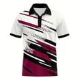 thumbnail image 1 of Men's Summer Casual Polo Shirt with 3D Digital Print Short Sleeve, Button Down Collar Soft, Breathable Fabric, Suitable for Multiple Occasions, Multiple Sizes, 1 of 3