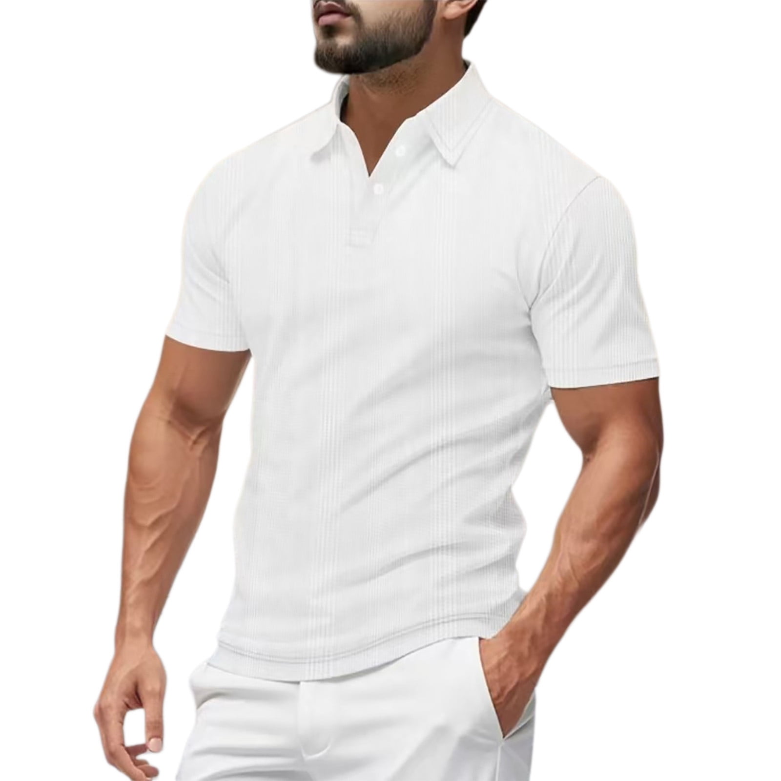Men's Casual Short Sleeve T-Shirt - Loose Fit for Summer Comfort