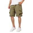 thumbnail image 1 of Men's Summer Casual Shorts Loose Fit Breathable Straight Leg Running Fitness Athletic Comfortable Lightweight Shorts Summer Casual Hiking Pants Elastic Waist, 1 of 5