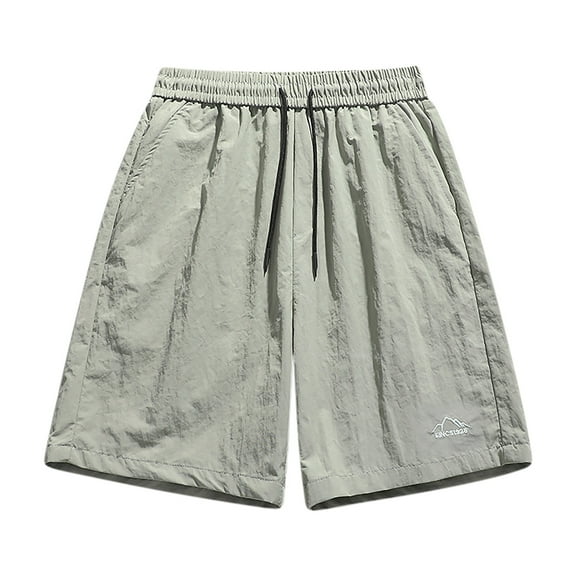 Men's Summer Casual Shorts with Ice Silk Fabric for Sports and Outdoor Activities