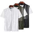 thumbnail image 1 of Men's Summer Casual Tops Lightweight Breathable Mesh Travel Safari Zip Vest, 1 of 8