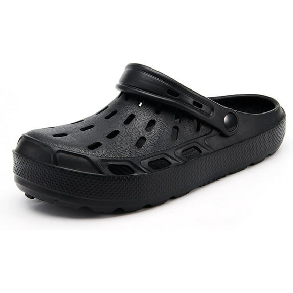 Men's Summer Clog Shoes Classic Mules for Outdoor Breathable Slip-On Sandals Beach & Pool Comfort Garden Footwear