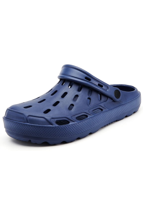 Men's Summer Clog Shoes Classic Mules for Outdoor Breathable Slip-On Sandals Beach & Pool Comfort Garden Footwear