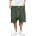 thumbnail image 1 of Men's Summer Fashion Casual Cotton Cropped Pants Loose Low Crotch Harem Pants - Basketball and Fitness Wear, 1 of 6