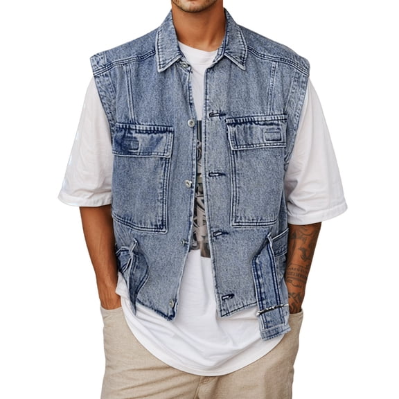 Men's Summer Hoodless Outdoor Casual Style Sleeveless Vest Vest Jacket puffer jacket men
